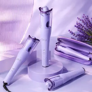 Elboni Upgraded Automatic Curling Iron 1 Inch | 3 Temp Settings, One-Button Smart Curling, Fast Styling, Negative Ion Care, Anti-Scald & Anti-Tangle, For Women Heated Curler