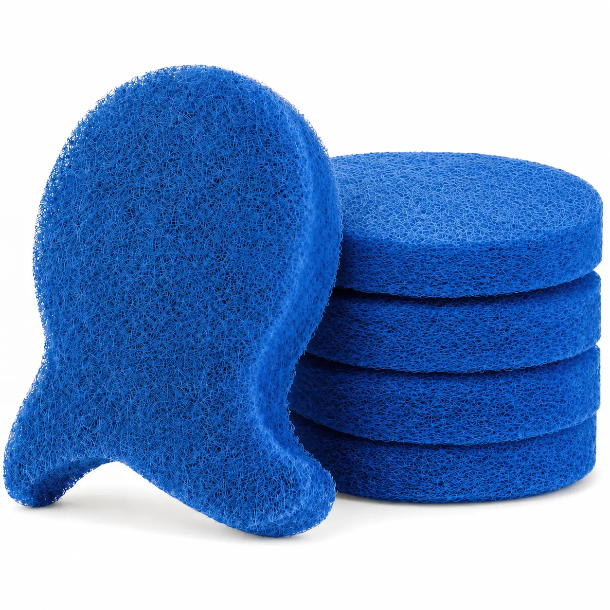 【Stock-Up】5 PCS Unscented Reusable Fish-Shaped Deshedding Laundry Balls & Discs, Washing Machine Cleaning Accessories, Thick Lint Filter Sponge Balls, Hair Catcher Household Tool for Removing Pet Fur from Clothes