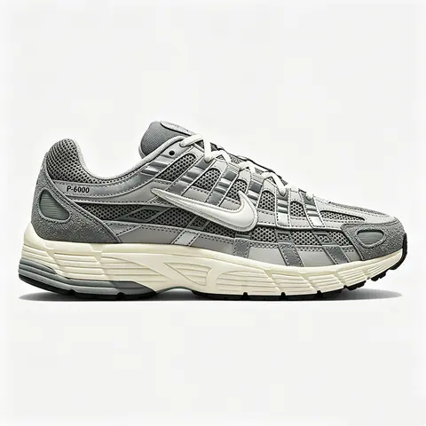 Nike P-6000 Flat Pewter Men's Men's Casual Running Shoes