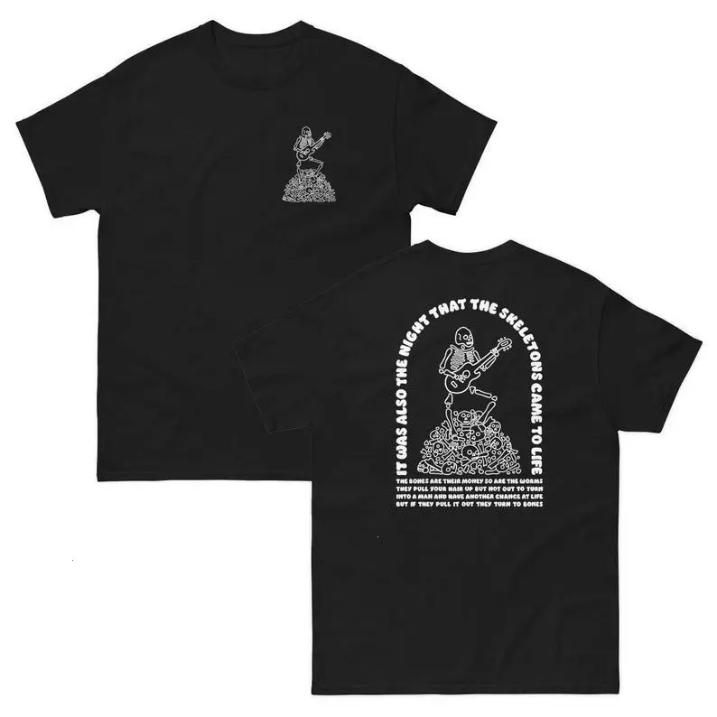 The night that the skeletons came to life tshirt. I think you should leave tee. ITYSL Tim Robinson inspired apparel.
