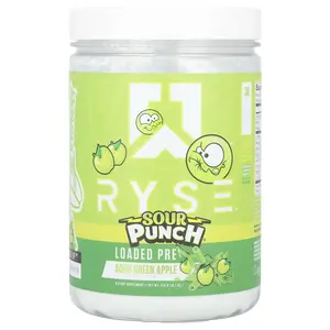 RYSE Loaded Pre, Sour Punch® Sour Green Apple, 16.7 oz (474 g)