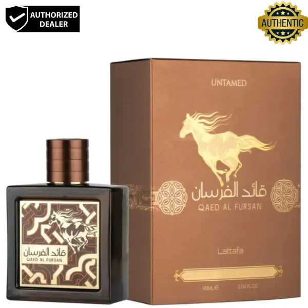 Qaed Al Fursan Untamed by Lattafa, 3 oz EDP Spray for Unisex