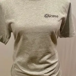 Chicana Embroidered Shirt Cotton Crew Neck
