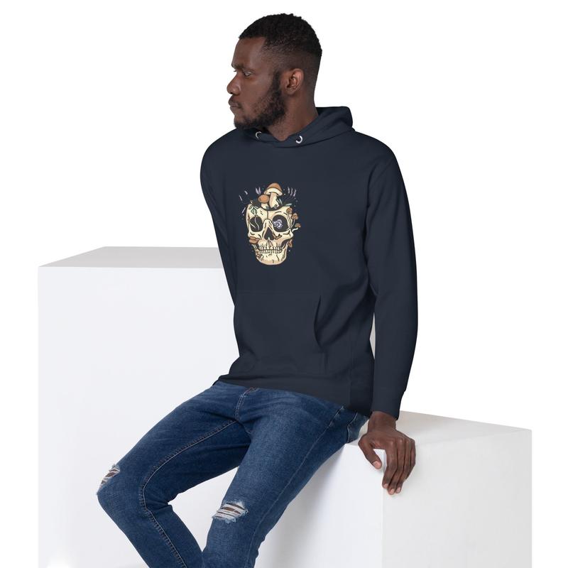 SNRG Skull & Shroomz Graphic Unisex Hoodie - Escape The Ordinary