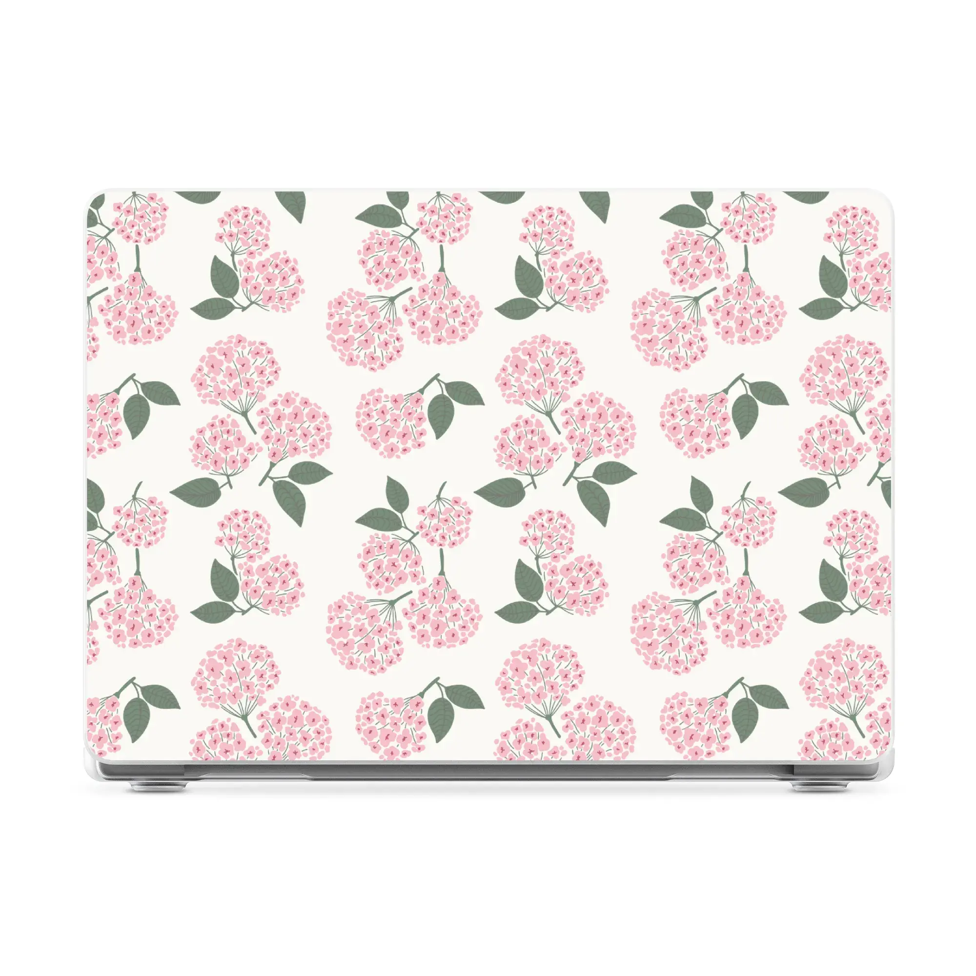 Nantucket Cottage | Pink Hydrangea Laptop Shell