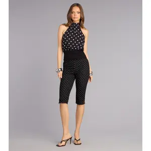 Flirty Little Polka Dot Capri Pants