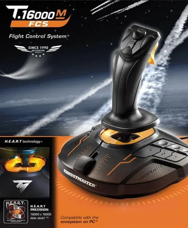 PC Accessory:  Flight - Stick - Thrustmaster T.16000M FCS Flight Stick  [GAMES ACCESSORIES] Controller, PC Games