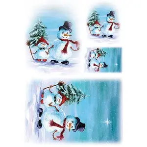 Snowmen Rice Paper