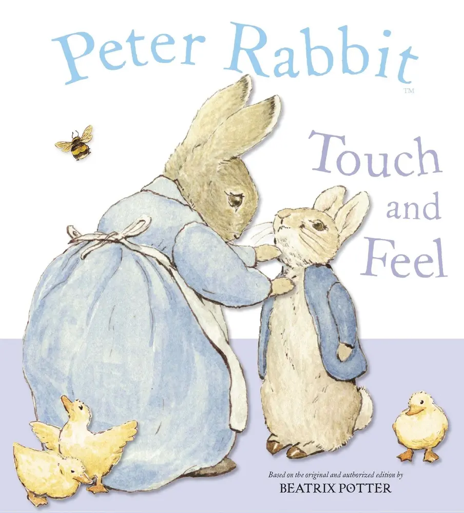 USED Book - Peter Rabbit Touch and Feel by Potter, Beatrix (Board book) - english