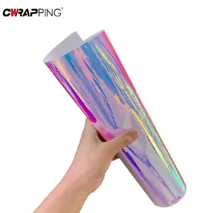 Car Sticker Chameleon Rainbow Laser Plating Vinyl Waterproof Film Auto Body Change Color Stickers for Motorcycle Car Accessories