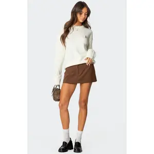 Edikted Women's Marlie Tailored Micro Mini Skort - Multicolor