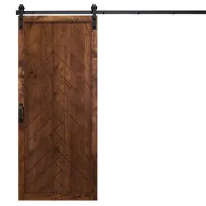 Herringbone Sliding Barn Door