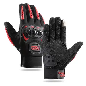 Breathable Full Finger Motorcycle Gloves, Touchscreen Compatible, Off-Road Motorbike Gloves, Outdoor Cycling Gloves, Motorcycle Accessories