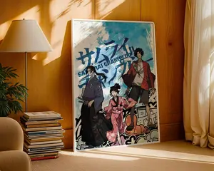 Samurai Champloo Anime Poster | Vintage Manga Art Print