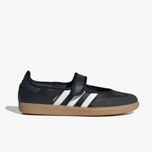 adidas Samba Jane Womens Black White Gum adidas Samba Jane Womens Black White Gum