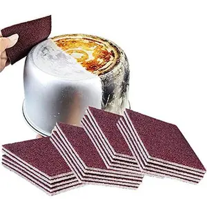 20pcs ultra-thin nano cleaning dishwashing sponge magic eraser diamond sand sponge Heavy Duty wiping kitchen pots, pans and utensils to remove stains and rust