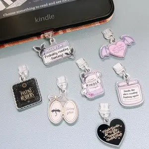 Fantasy Kindle Dust Plugs – Fantasy Charms for E-Readers- Kindle Accsssory - Kindle decor - Kindle charms - USB- C Charm - Kindle Charm