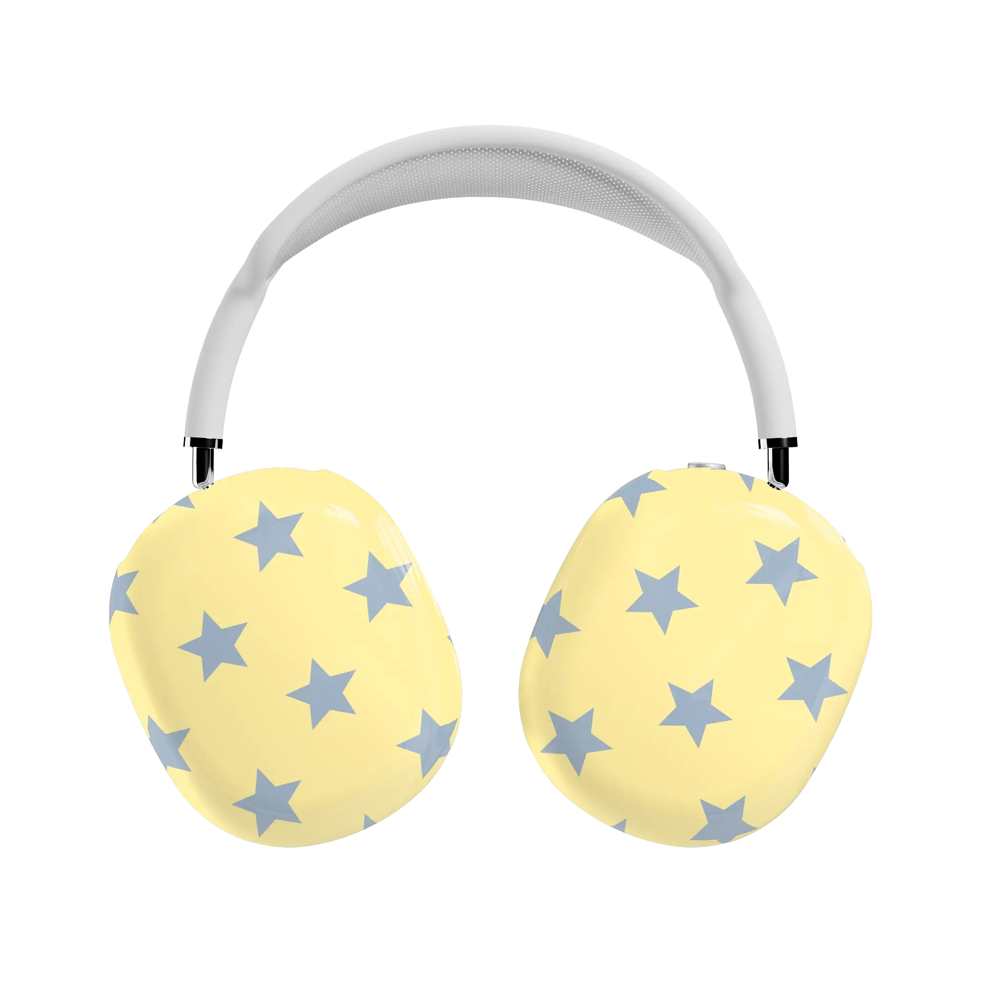 Casely AirPods Max Case | Snap-On Hard Shell Covers | Shine Bright | Butter Yellow Stars