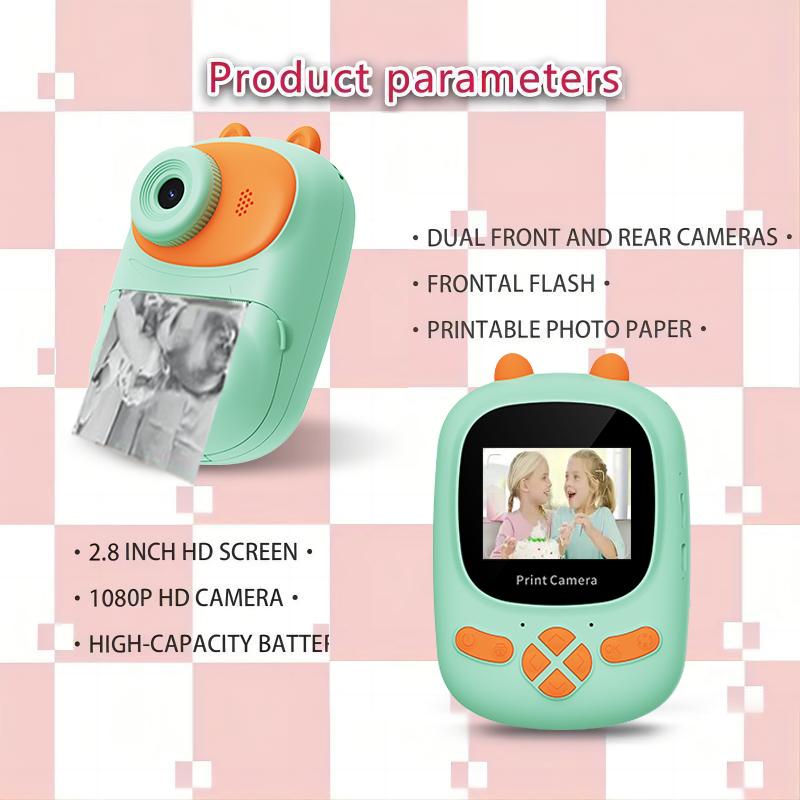 【Gift For Kids】Instant Print Kids Camera,1080P Children Printable Camera, Girls Boys Age 3-12, Perfect Birthday or Christmas Gift,disposable camera instant print 【Gift For Kids】Instant Print Kids Camera,1080P Children Printable Camera, Girls Boys Age 3-12, Perfect Birthday or Christmas Gift,disposable camera instant print