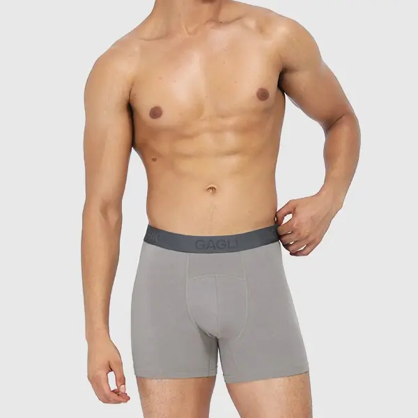 Basic Cotton & Modal Men's Underwear Boxer Briefs 3 Pack, Soft Breathable Underwear with ComfortFlex Waistband, Moisture Wicking, underwear men, men gift