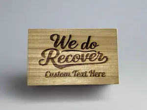 Custom Engraved We Do Recover Wood Keepsake Box