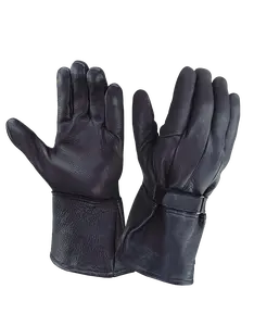 Mens Gauntlet Leather Gloves