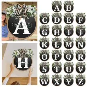 Customizable Initial Letter Decorations, 26 Letters Available, High-Value Home Accent, Versatile Design for Various Interiors