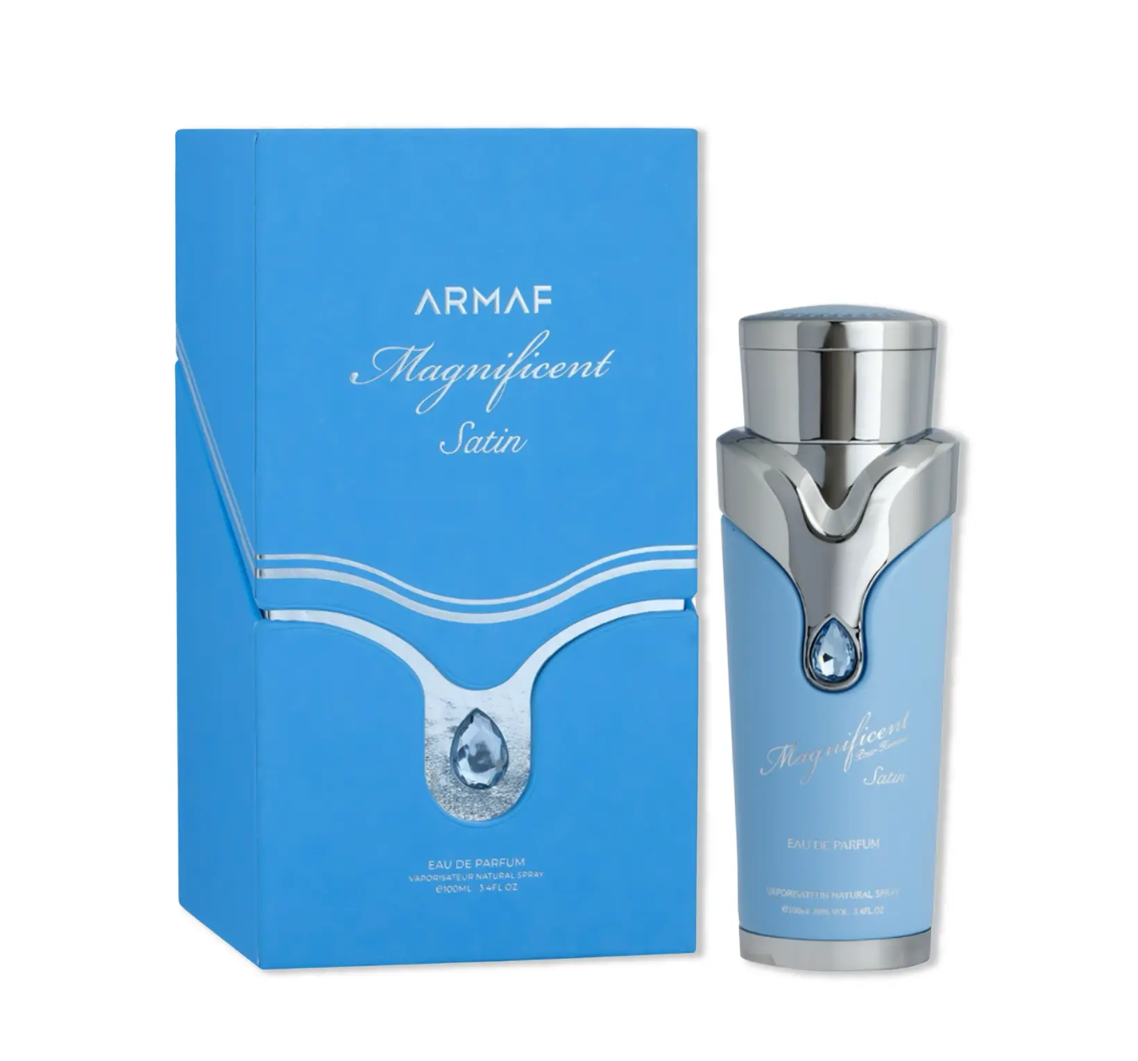 Armaf Magnificent Satin Eau de Parfum Spray for Unisex 3.4 oz - NEW RELEASE