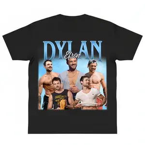 Dylan Efron Dancing With the Stars Graphic Tee Shirt DWTS Celebrity Dance Show design y2k cotton fashion Streetwear Casual  Care Machine Wash Safe Fan Gift