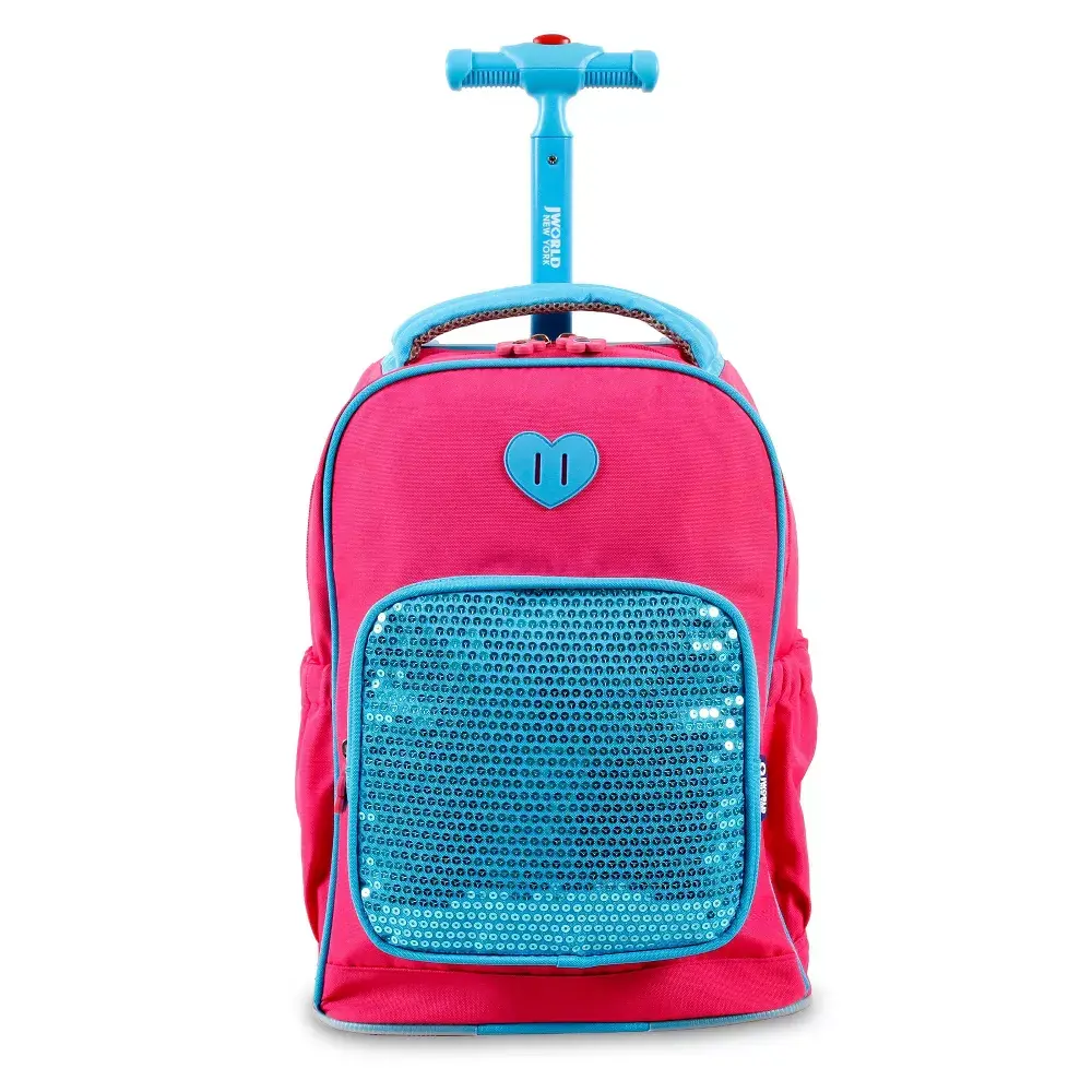 Kids' J World Sparkle Rolling Backpack Kids' J World Sparkle Rolling Backpack