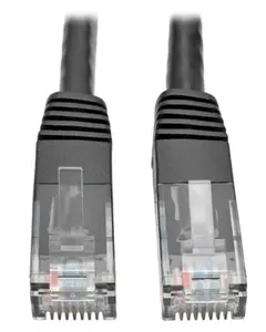 Tripp Lite TRL-N200-100-BK 100 ft. Cat6 Copper Gigabit Molded Patch Cable, RJ45 Male-Male, Black for Home Printers, Routers & Voice Networks
