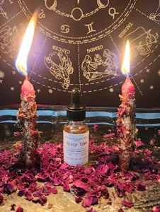 Spicy Time Ritual Candle Bundle: Red Passion Candles Dressed with Herbs & Ritual Oils for Passion, Attraction & Desire