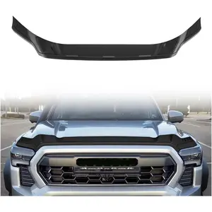Hood Deflector Protector Compatible with 2024 2025 2026 Toyota Tacoma Accessories Hood Protector TPE Bug Deflector Shield Replacement