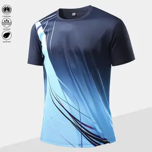 Men’s cool short-sleeve top made from soft, washable fabric, available in various colors—ideal for street wear, morning outdoor runs, and relaxed home wear.