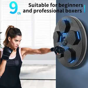 Musical boxing machine with gloves, boxing training machine, smart boxing machine, high quality electronic boxing training target, gift, agility training equipment, easy to install boxing target, boxing target for boxing training