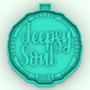 Jeepsy Soul Freshie Mold & 3D Printed Mold Housing Option