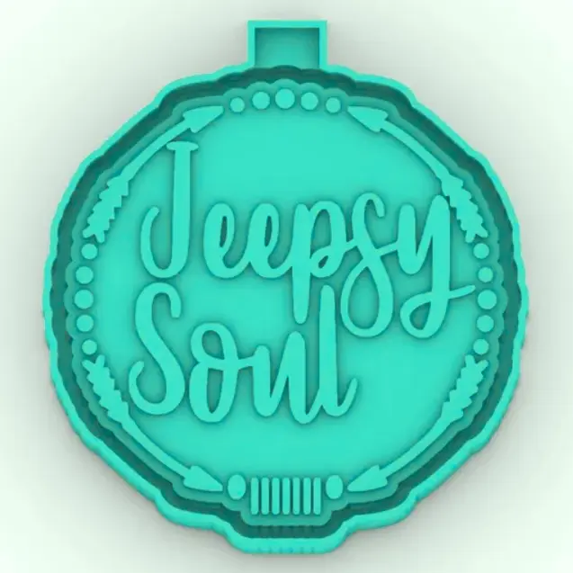 Jeepsy Soul Freshie Mold & 3D Printed Mold Housing Option