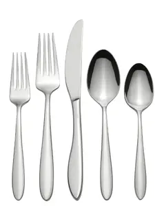 Oneida Solefield 45-Piece Mirror Stainless Steel Flatware Set (Service for 8)