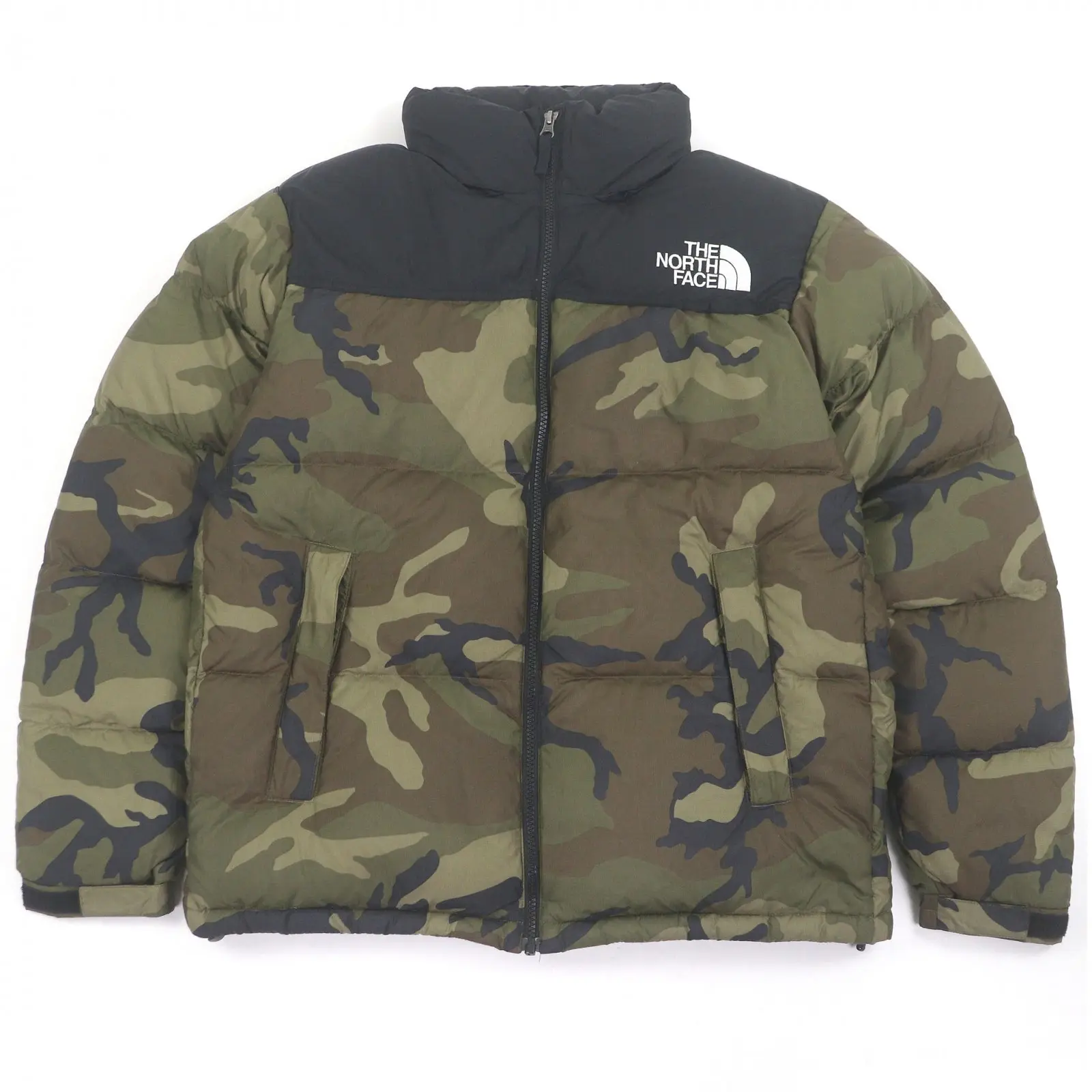 Pre-owned THE NORTH FACE Nylon Small Leather Goods Novelty Nuptse Down Jacket