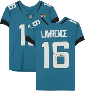 Trevor Lawrence Jacksonville Jaguars Autographed Teal Nike Elite Jersey - Fanatics Authentic Certified
