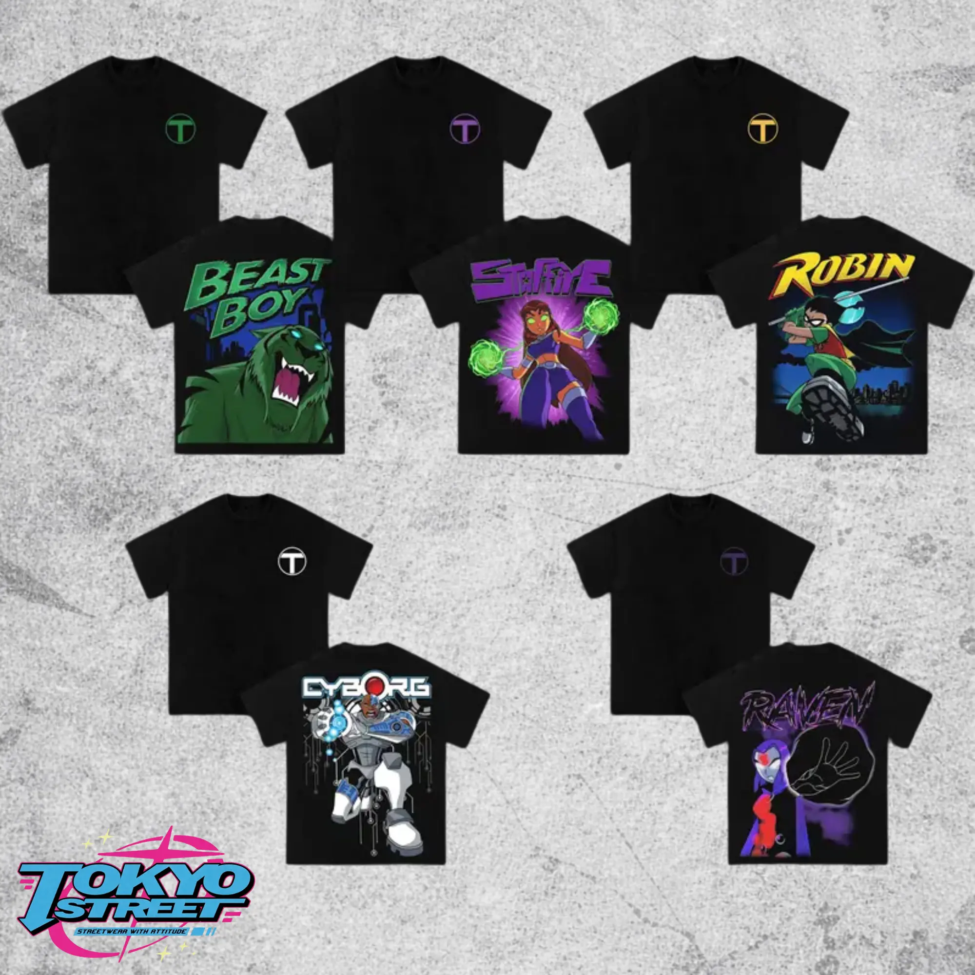 [Collection]Hero Team Teen Titans 2026 Graphic Washed T-Shirt, Retro Animated Superhero Robin Cyborg Raven Starfire Beast Boy Streetwear Cotton Tee, Vintage Titans Team Apparel for Men Women Fan, Animation Comic Lover Shirt