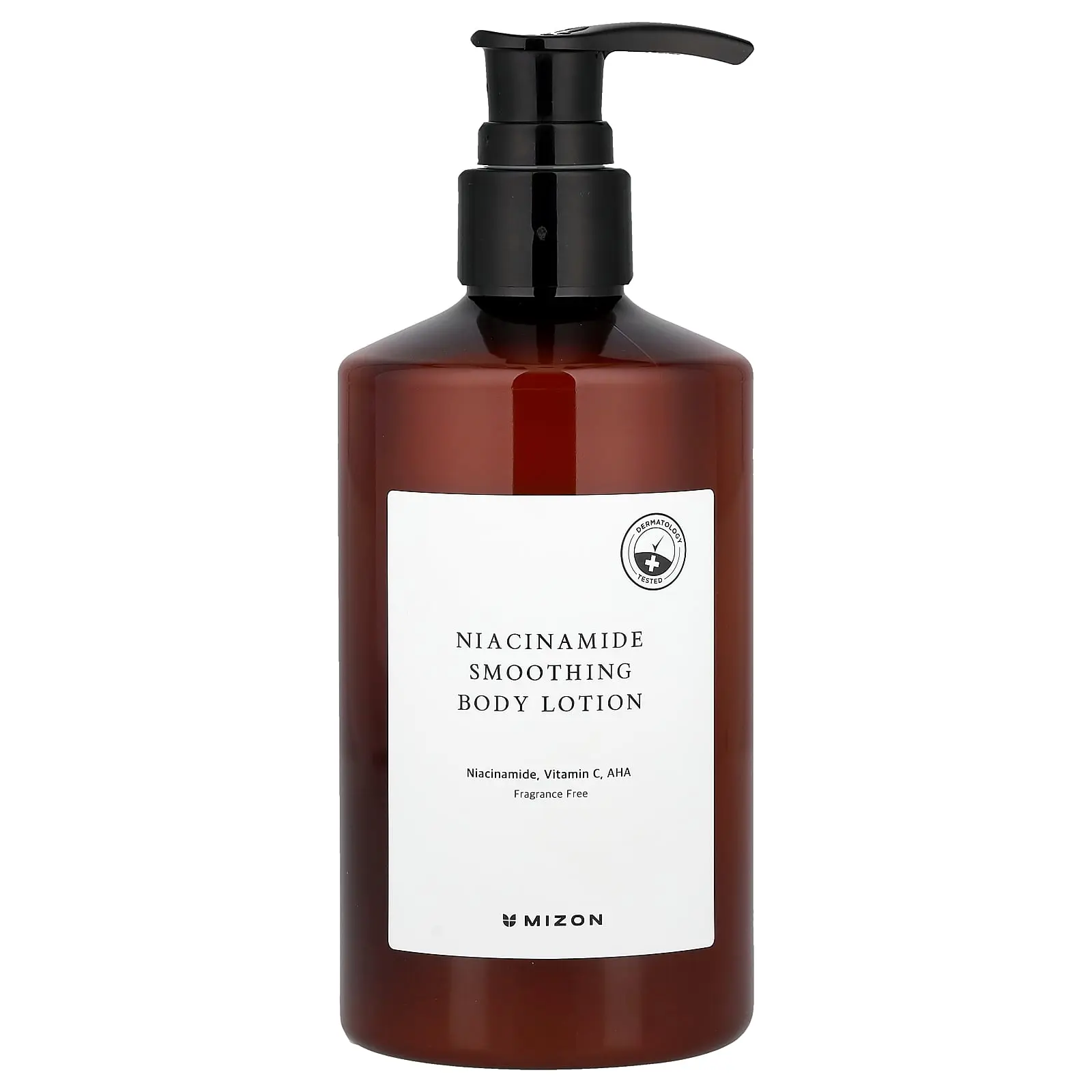 Mizon Niacinamide Smoothing Body Lotion, Fragrance Free, 10.14 fl oz (300 ml)
