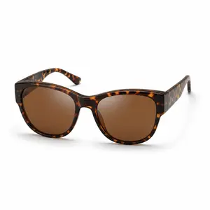 Fit Over Prescription Glasses Sunglasses, Polarized UV400 Tortoise Shell