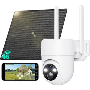 4g lte cellular security camera outdoor wireless no wifi cameras for home security solar camera battery powered 2k color night vision 360 live view pir sensor 2 way talk built in sim card