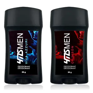 YMS MEN Deodorant Stick Lily of the Valley & Cologne Fragrance Long Lasting Moisturizing Body Lotion for Travel Daily Use