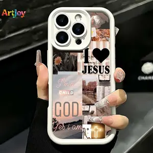 Vintage Christian Collage I Love Jesus Child Of God Quote Phone Case, For Galaxy S25, S24, S23, S22, S21 PLUS, FE And Ultra,Galaxy A33 Compatible With For Iphone17 Pro Max, 16, 15, 14 And 13. It Makes A Perfect Gift For Birthdays, Holidays,, Tpu, Accessor