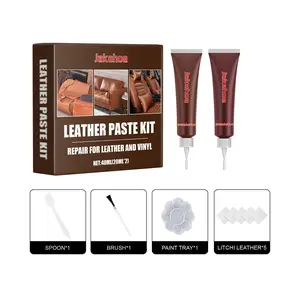 Jakehoe Leather Furniture Repair Kit, Sofa Seat Car Interior Leather Patching Paste, Leather Repair Set for Home and Vehicle Use, Car Care Kit