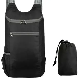 20L Waterproof Foldable Bag with Zipper Closure for Outdoor Adventures