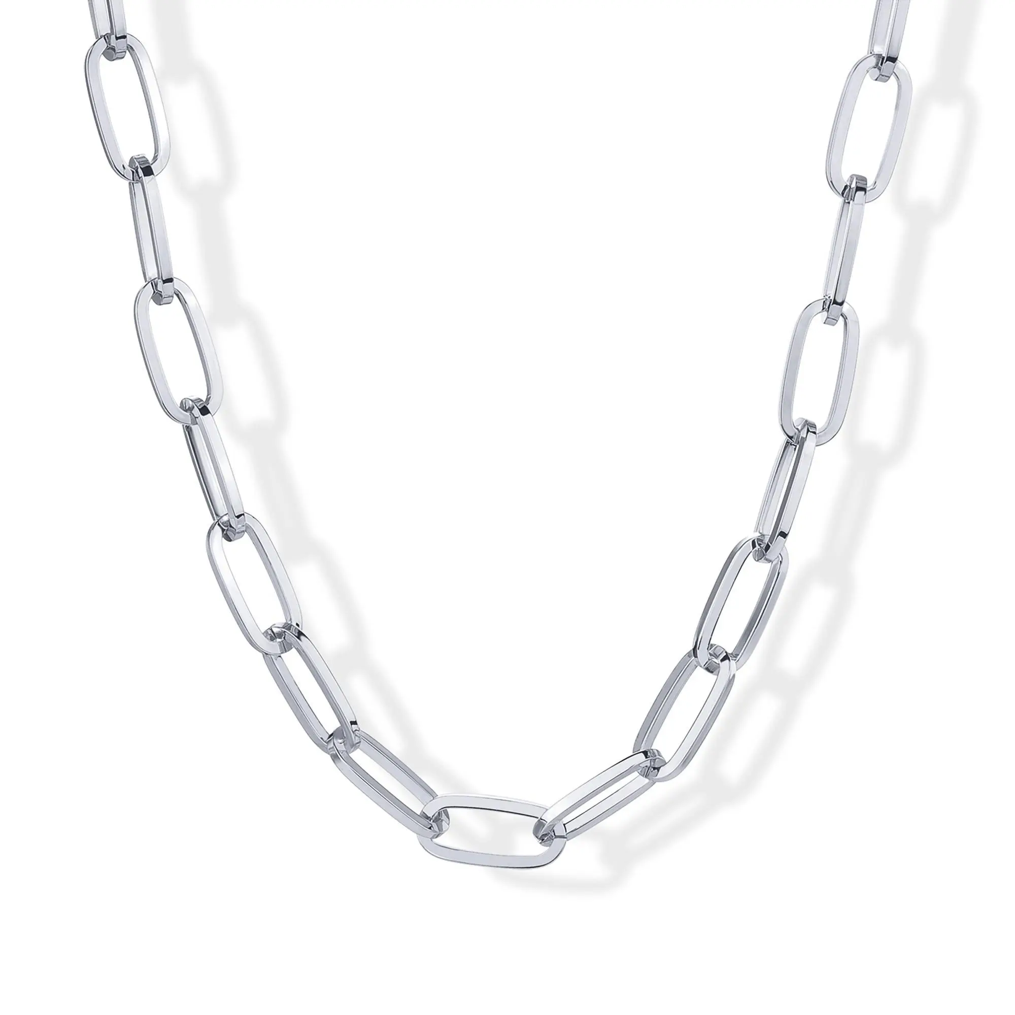 Paperclip - White Gold