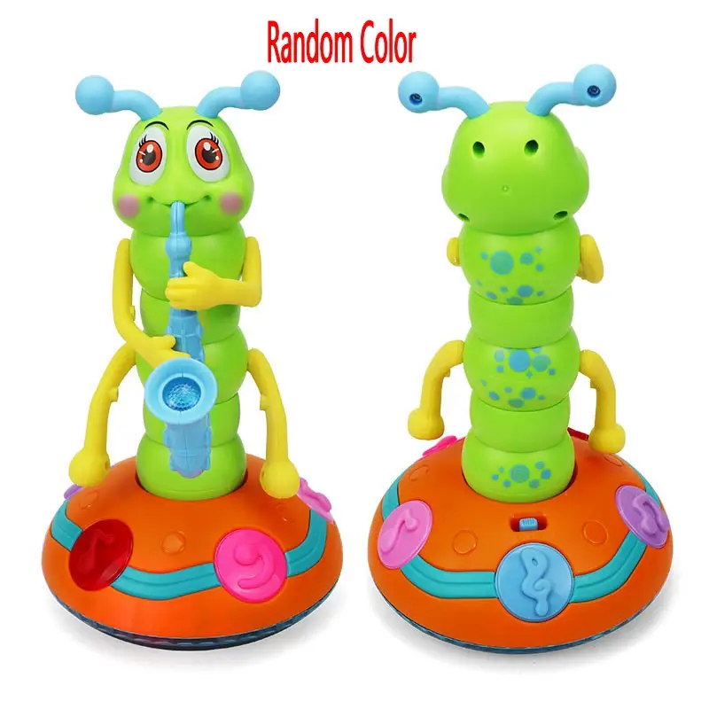 Crawling Toy Dancing Toy with Light and Music Caterpillar Toys Gift For Christmas Birthday